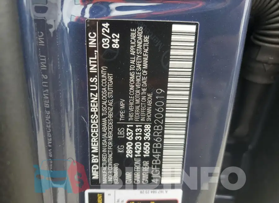 4JGFB4FB6RB206019 Photo# 14