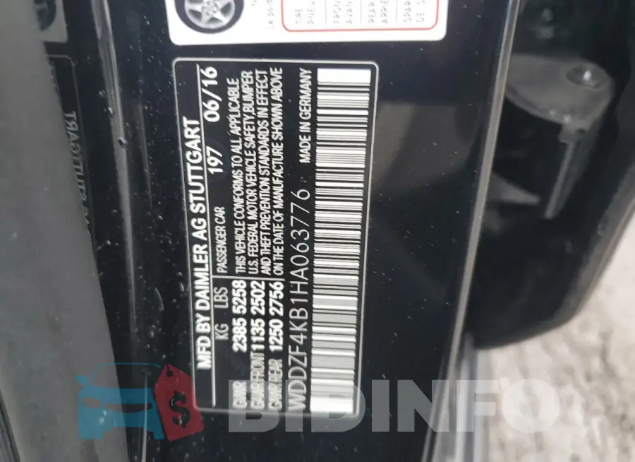 WDDZF4KB1HA063776 Photo# 13