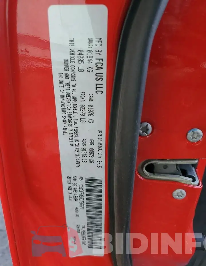 1C3CDFFA3GD796822 Photo# 12