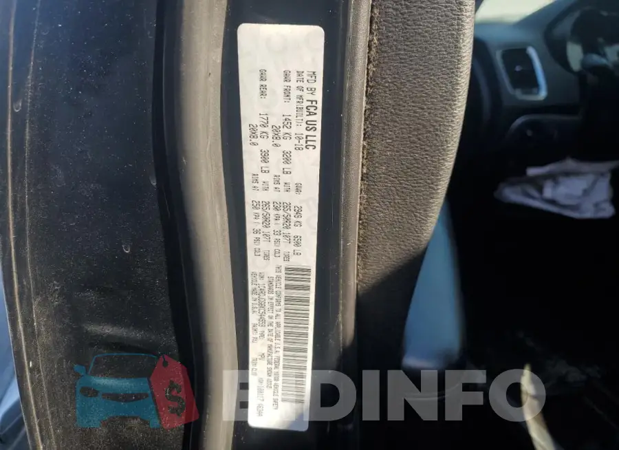 1C4RDJDG6KC544559 Photo# 13
