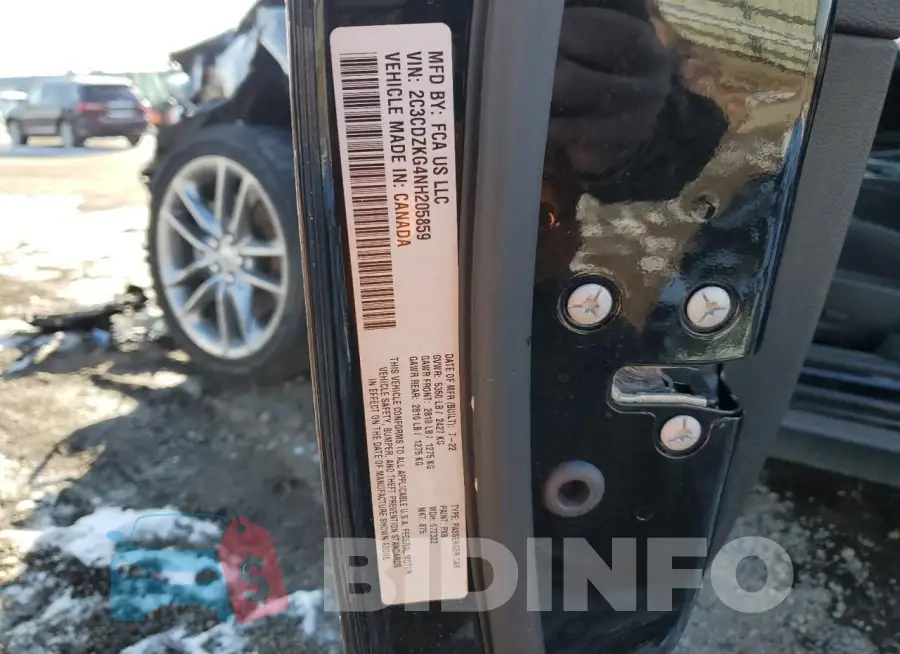 2C3CDZKG4NH205859 Photo# 13
