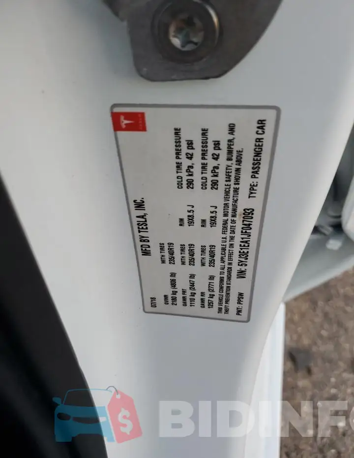 5YJ3E1EA1JF047093 Photo# 12