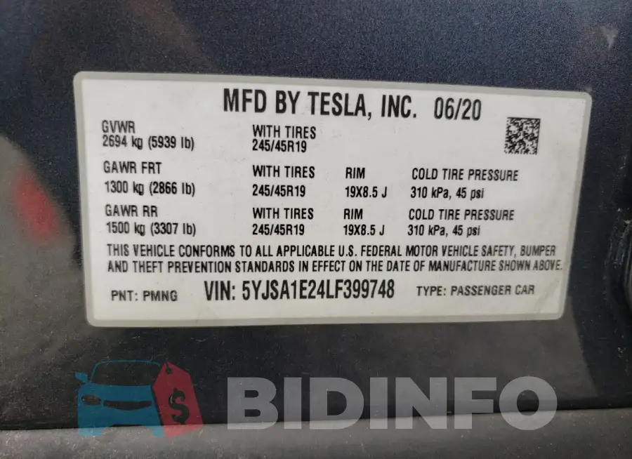 5YJSA1E24LF399748 Photo# 13