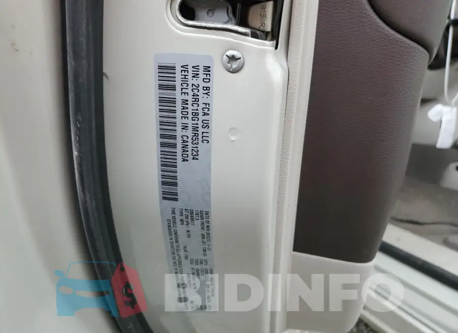 2C4RC1BG1MR531234 Photo# 13