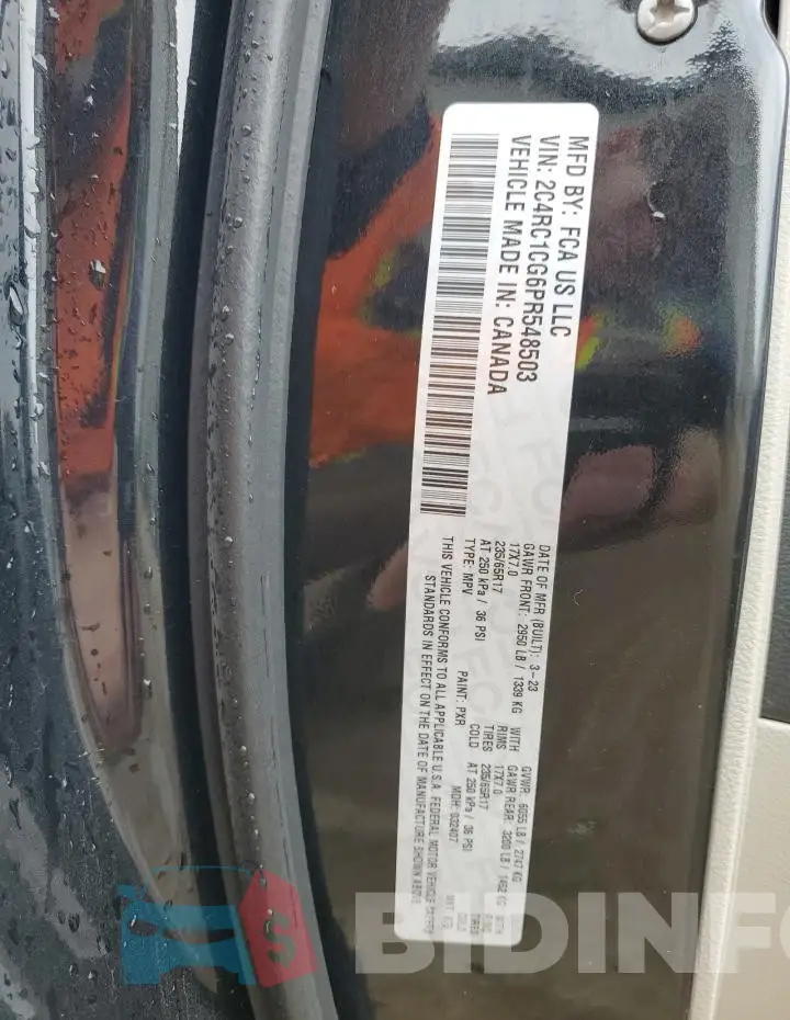 2C4RC1CG6PR548503 Photo# 14