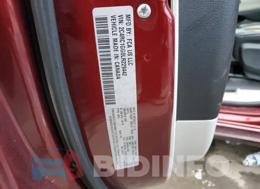 2C4RC1GG0LR229442 Photo# 13