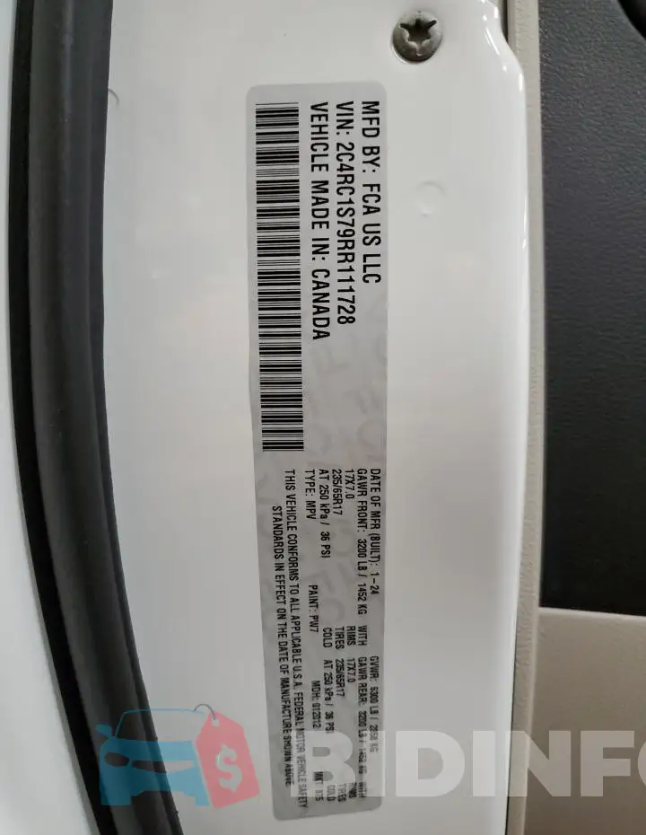 2C4RC1S79RR111728 Photo# 13