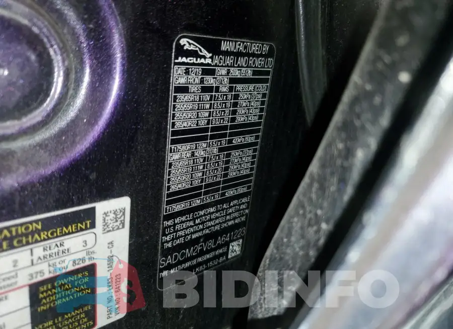 SADCM2FV8LA641223 Photo# 13