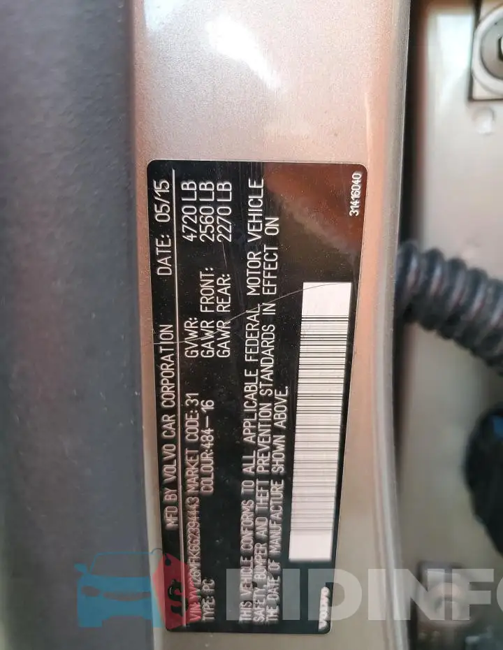 YV126MFK6G2394443 Photo# 12