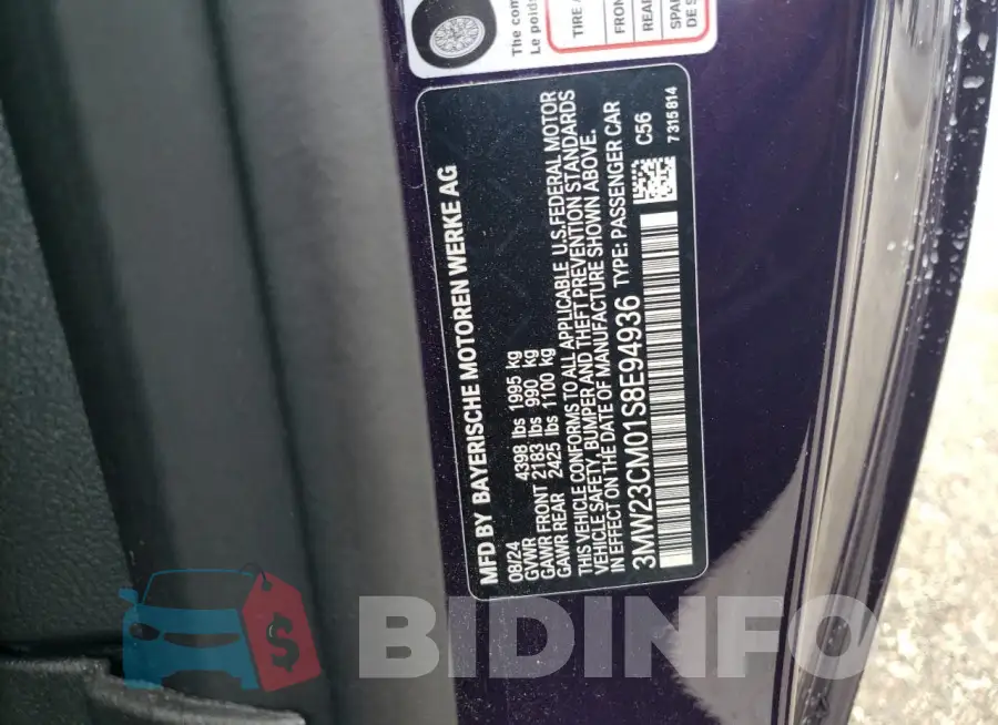 3MW23CM01S8E94936 Photo# 13