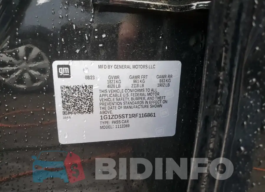 1G1ZD5ST1RF116861 Photo# 13