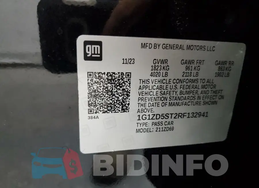 1G1ZD5ST2RF132941 Photo# 13