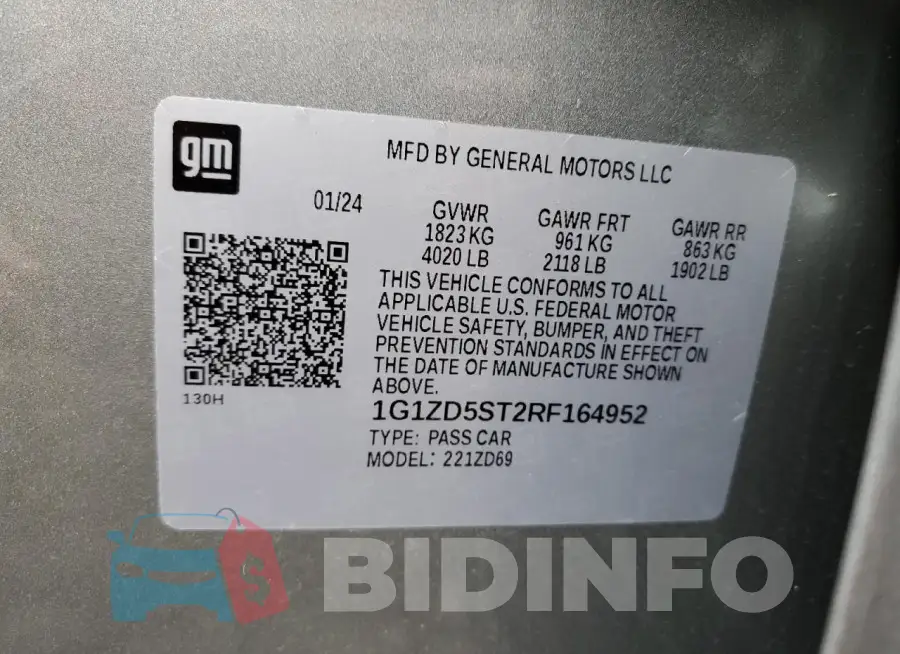 1G1ZD5ST2RF164952 Photo# 13