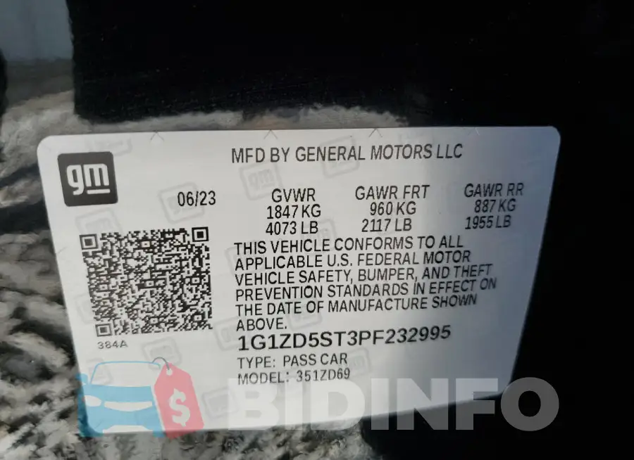 1G1ZD5ST3PF232995 Photo# 13