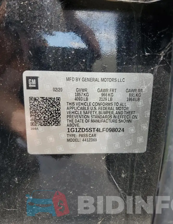 1G1ZD5ST4LF098024 Photo# 12