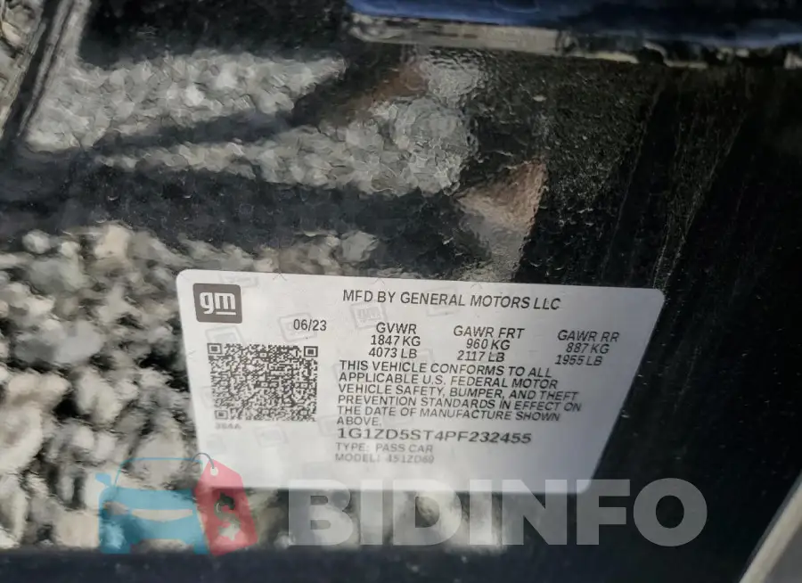 1G1ZD5ST4PF232455 Photo# 13