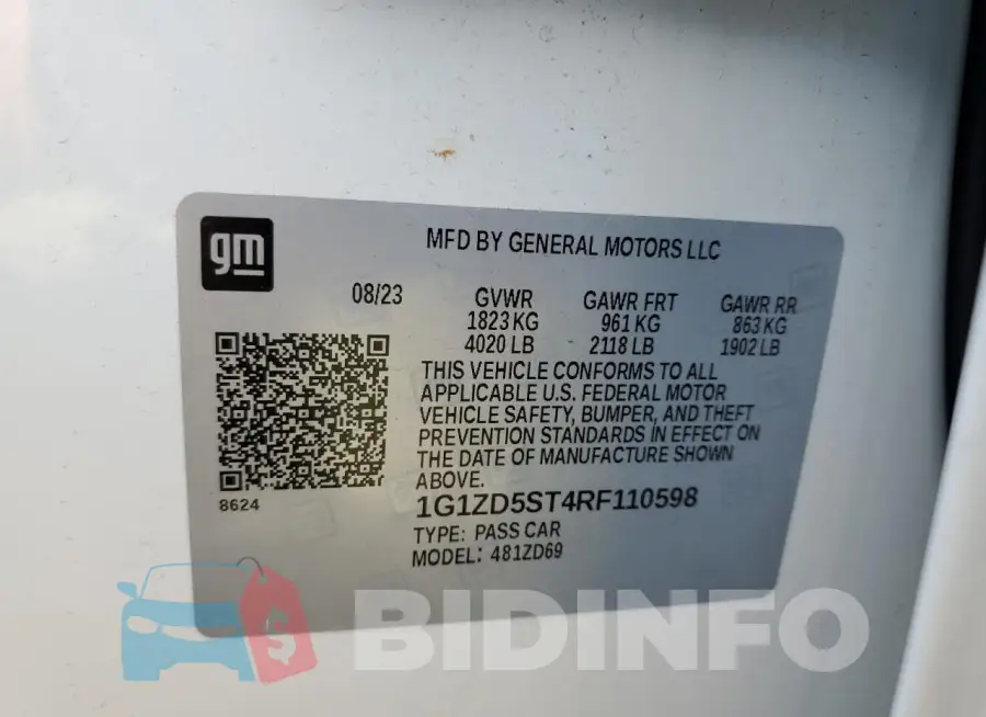 1G1ZD5ST4RF110598 Photo# 13
