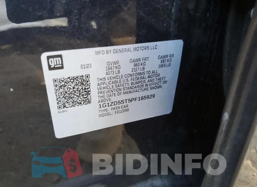 1G1ZD5ST5PF165929 Photo# 13
