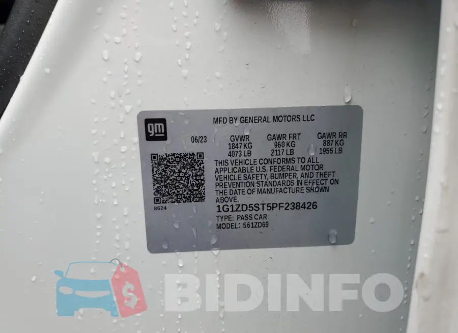 1G1ZD5ST5PF238426 Photo# 13