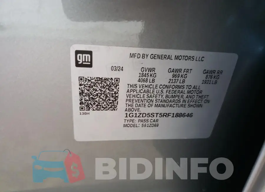 1G1ZD5ST5RF188646 Photo# 12