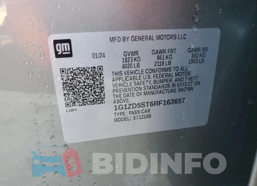 1G1ZD5ST6RF163657 Photo# 13