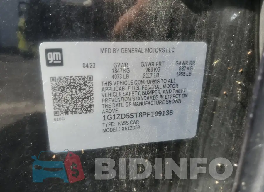 1G1ZD5ST8PF199136 Photo# 13