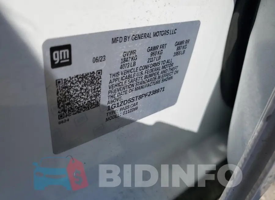 1G1ZD5ST8PF238971 Photo# 13