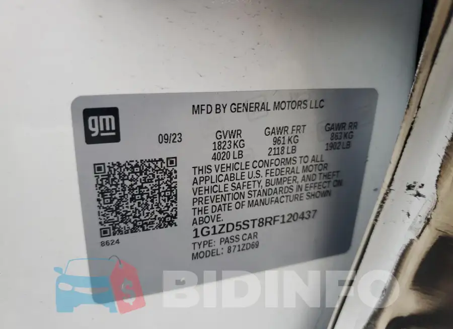1G1ZD5ST8RF120437 Photo# 13