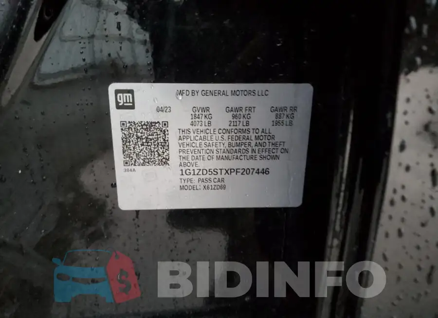 1G1ZD5STXPF207446 Photo# 13