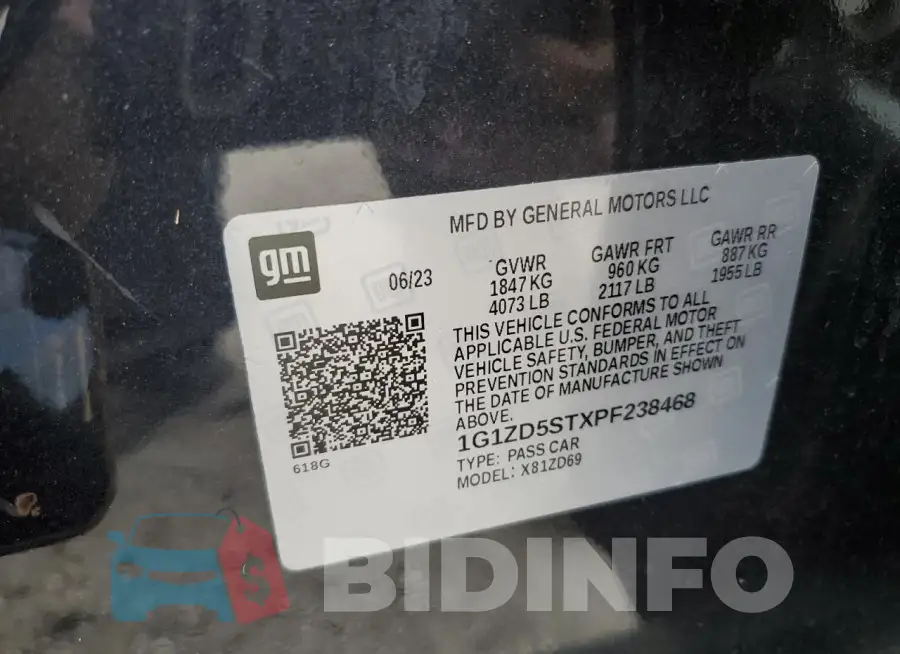 1G1ZD5STXPF238468 Photo# 13