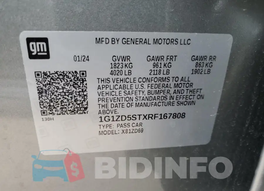 1G1ZD5STXRF167808 Photo# 13