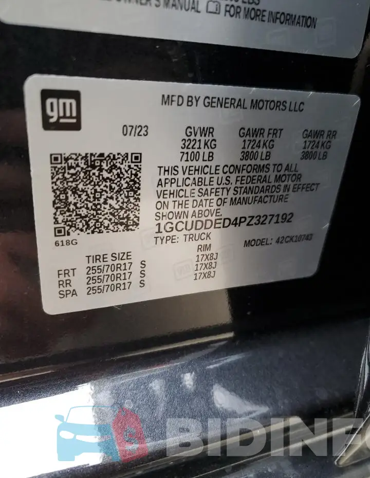 1GCUDDED4PZ327192 Photo# 12