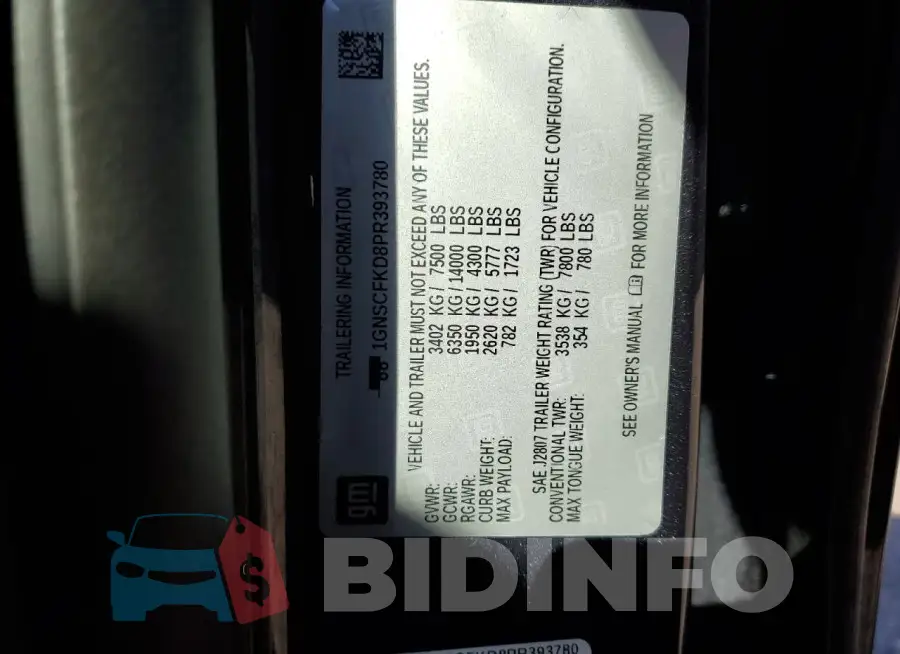 1GNSCFKD8PR393780 Photo# 14