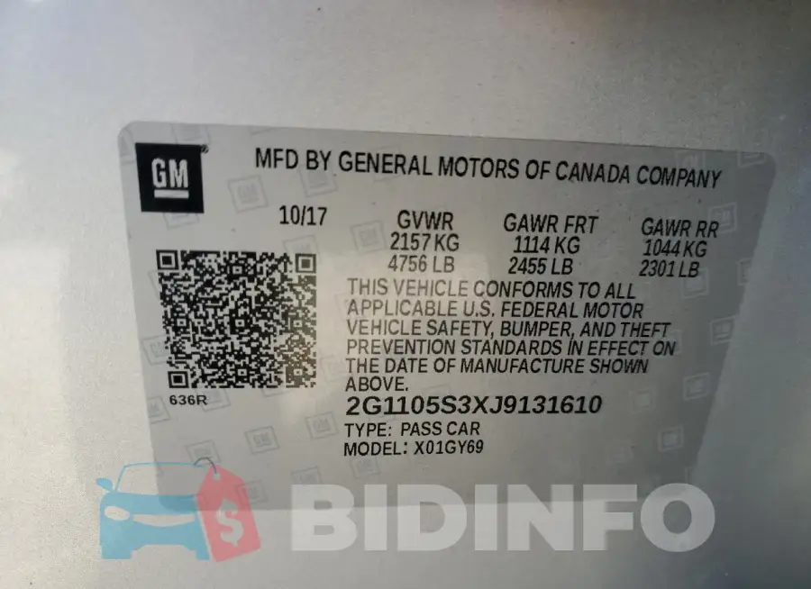 2G1105S3XJ9131610 Photo# 12