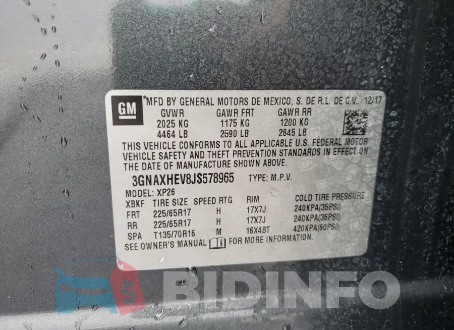 3GNAXHEV8JS578965 Photo# 13