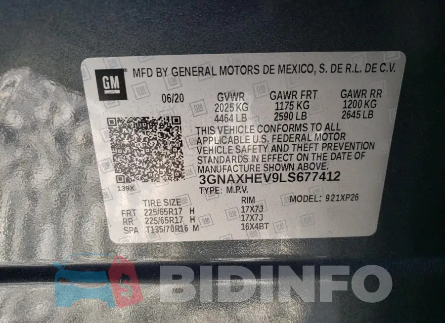 3GNAXHEV9LS677412 Photo# 13