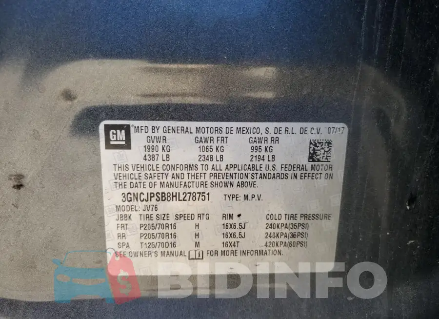 3GNCJPSB8HL278751 Photo# 12