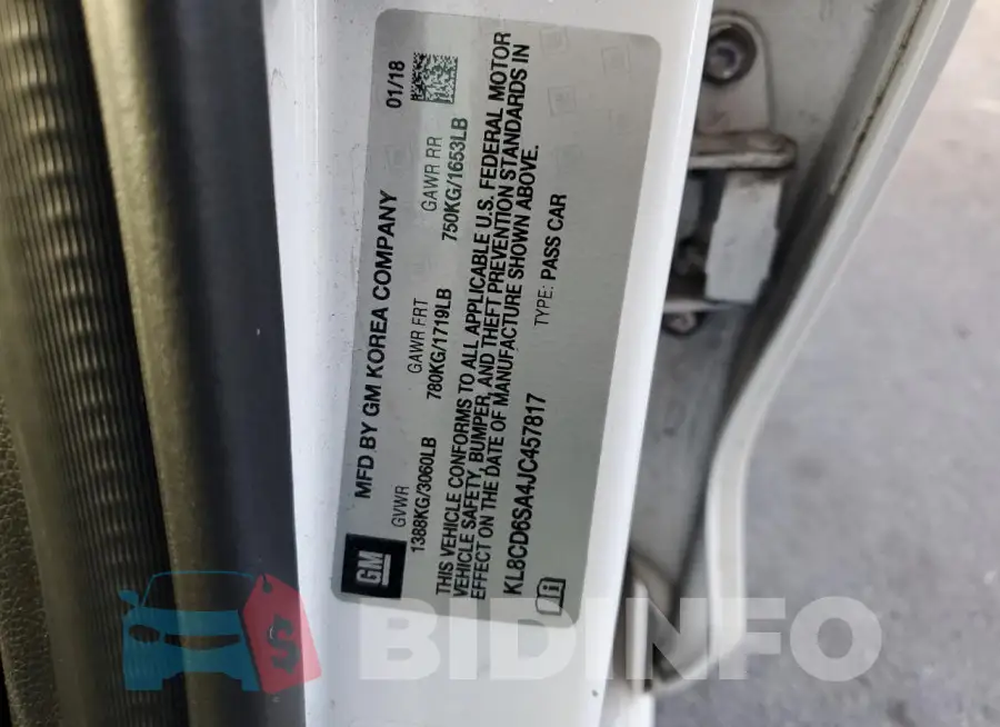 KL8CD6SA4JC457817 Photo# 12