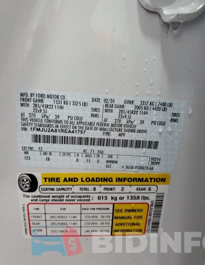 1FMJU2A81REA41757 Photo# 14