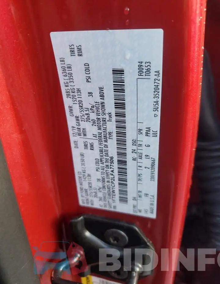 1FTEW1CP2LFA77506 Photo# 12
