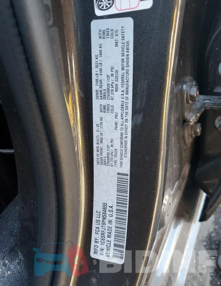 1C6SRFJT9PN584655 Photo# 12