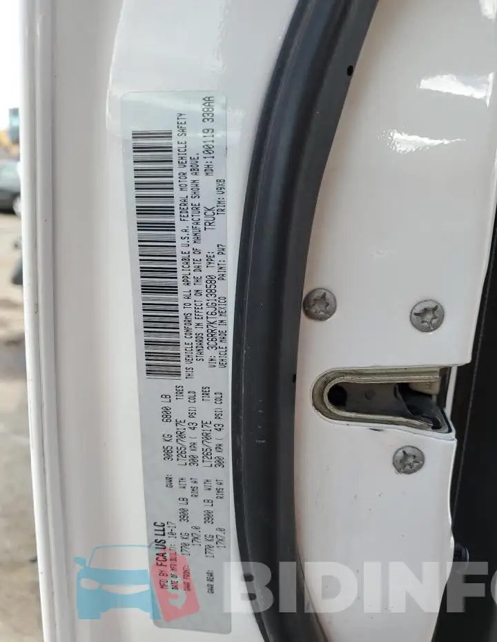 3C6RR7KT6JG138580 Photo# 12