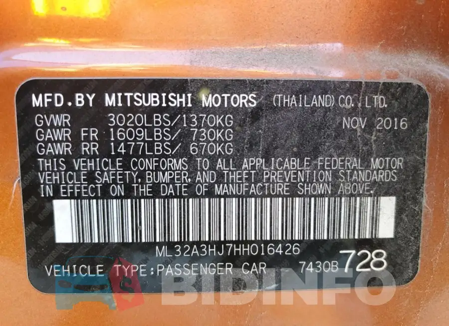 ML32A3HJ7HH016426 Photo# 13