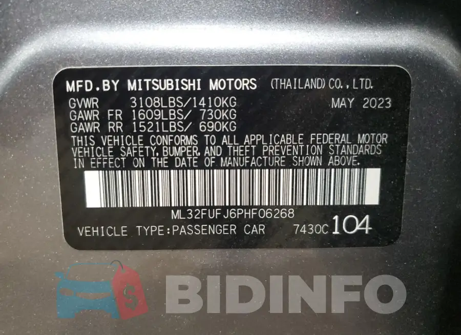 ML32FUFJ6PHF06268 Photo# 12