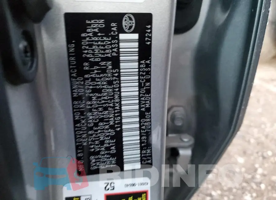 4T1G11AK8MU405745 Photo# 13