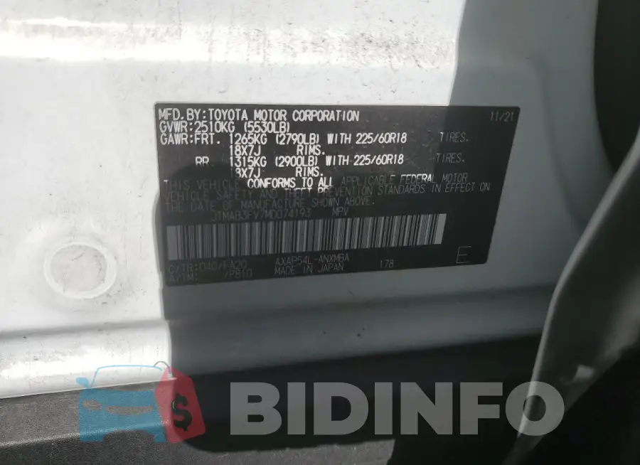 JTMAB3FV7MD074193 Photo# 13