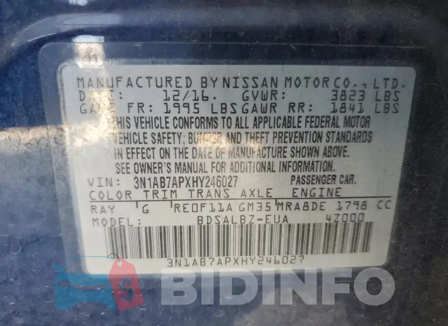 3N1AB7APXHY246027 Photo# 13