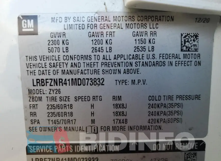LRBFZNR41MD073832 Photo# 13