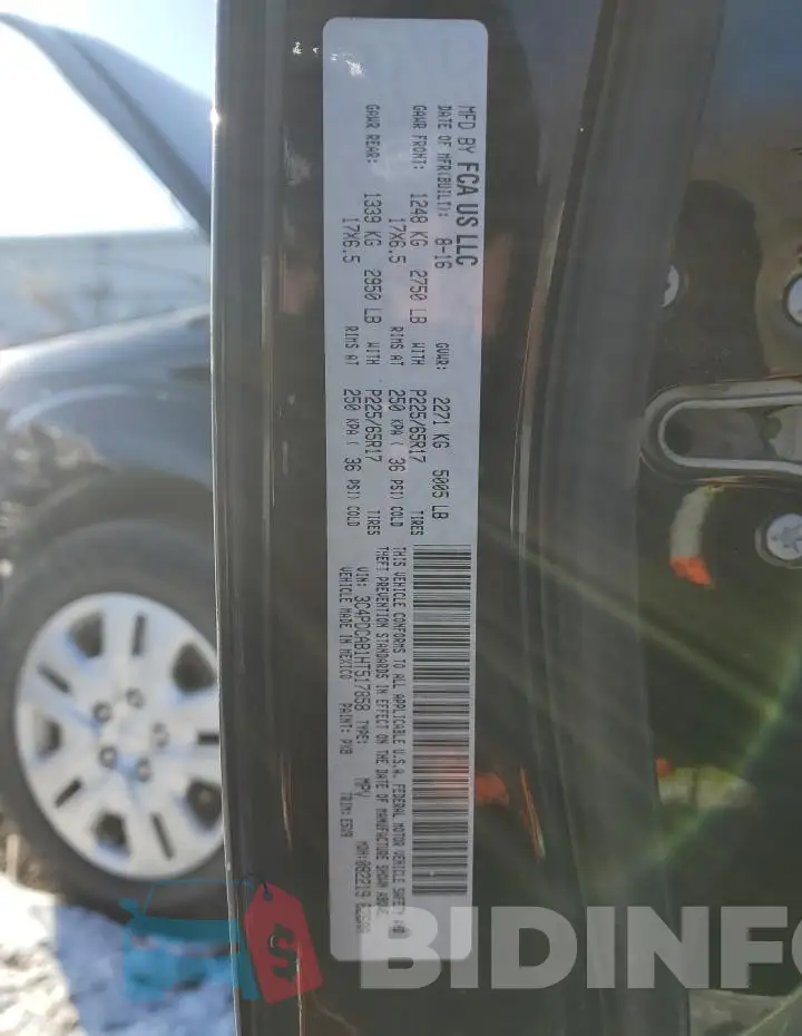 3C4PDCAB1HT517858 Photo# 13