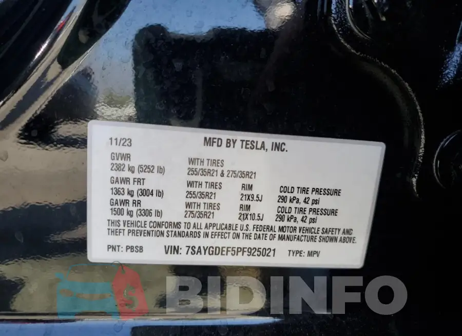 7SAYGDEF5PF925021 Photo# 13